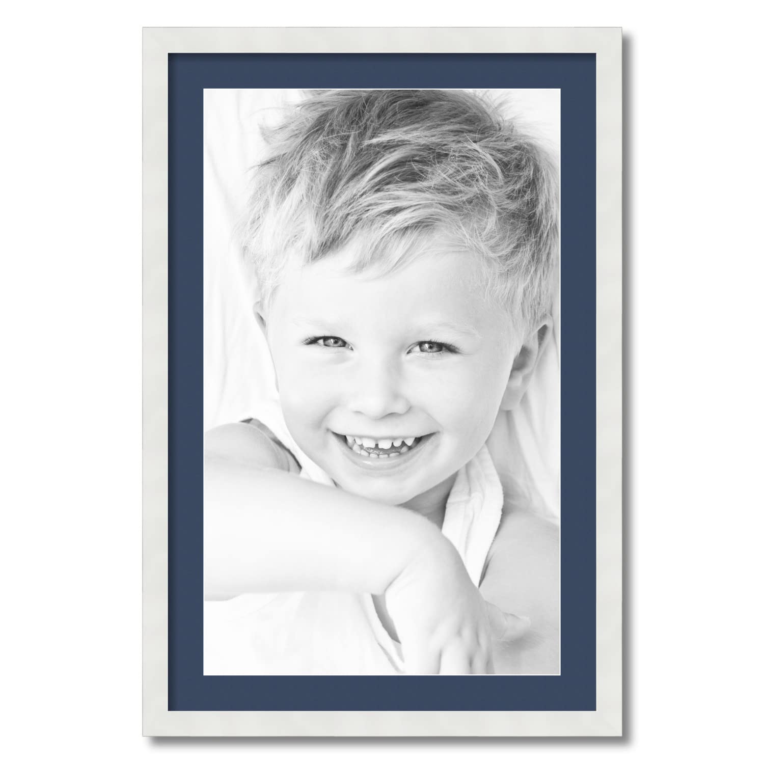 Amazon.com - ArtToFrames 17x28 inch Satin White Frame Picture